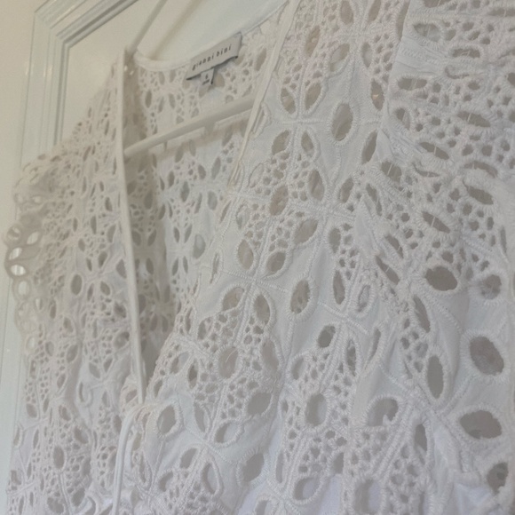 Gianni Bini White Dress Size 6 - Picture 3 of 4